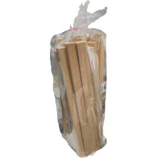 TARA LIMITED Wood Stick  5/8" Square x 10"  Natural 25 Pc. Bulk Pack