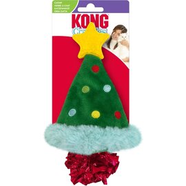 KONG KONG Holiday Cat Toy – Crackles Christmas Tree For Batting, Pouncing & Interactive Play