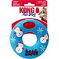 KONG KONG Holiday AirDog Donut Dog Toy – Squeaky Tennis Ball Material, Non-Abrasive Felt Gentle on Teeth
