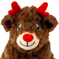 KONG KONG Holiday Comfort Tykes Assorted Plush Dog Toys w/ Removable Squeaker 1ct