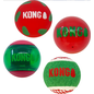 KONG KONG Holiday Occasions Assorted Balls 4 Pack
