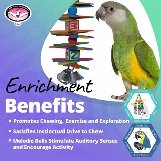 SUPER BIRD CREATIONS Super Bird  SB-422 ABC SPOON STACK 8" x 3"