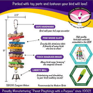 SUPER BIRD CREATIONS Super Bird SB-1184 Seagrass Wafers