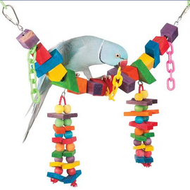 SUPER BIRD CREATIONS Super Bird SB-449 Rainbow Bridge Bird Toy, Jr.