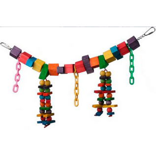 SUPER BIRD CREATIONS Super Bird SB-449 Rainbow Bridge Bird Toy, Jr.