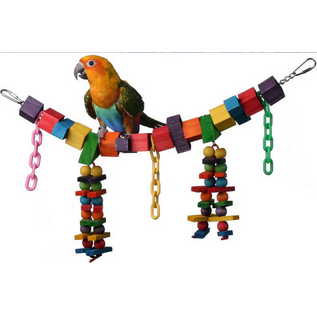 SUPER BIRD CREATIONS Super Bird SB-449 Rainbow Bridge Bird Toy, Jr.