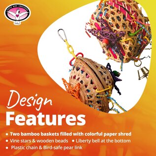 SUPER BIRD CREATIONS Super Bird SB-573 Basket Case 10.5" x 6"