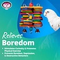 SUPER BIRD CREATIONS Super Bird SB-399  11" x  7"  Woodpile Bird Toy, Large