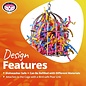 SUPER BIRD CREATIONS Super Bird SB-476 Mini Stainless Steel Treat Cage Filled With Paper, Small 6-1/2" x  3"