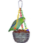 SUPER BIRD CREATIONS Super Bird SB-861 Hanging Treat Basket 7" x 3"