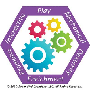 SUPER BIRD CREATIONS Perky Parrot Toys PK2020 Foraging Roll 8.5 x 4.5 x 4.5"