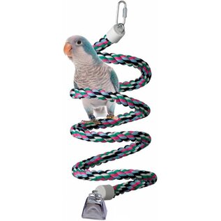 SUPER BIRD CREATIONS Super Bird SB-324 BUNGEE WITH BELL-MEDIUM-COTTON-3/4 x 66"