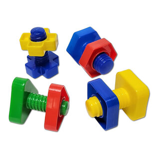 PT- Giant Nuts & Bolts Assorted Colors Each