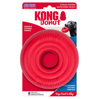 KONG KONG Donut Large/X-Large Red Doy Toy