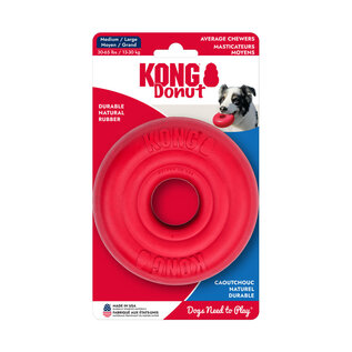 KONG KONG Donut Medium/Large Red Dog Toy