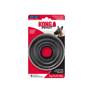 KONG KONG Extreme Donut Durable Heavy Power Chewer Fetch Dog Toy 4.5"Medium/Large