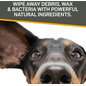 ABSORBINE Silver Honey Rapid Ear Care Vet Strength Pet Wipes w/ Manuka Honey & Microsilver BG 50ct