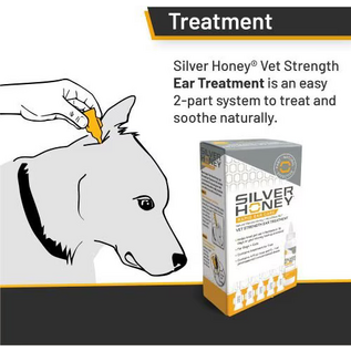 ABSORBINE Silver Honey Rapid Ear Care Vet Strength Ear Treatment Kit 10 Day Treatment