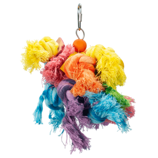 A&E CAGE COMPANY A & E Cages Happy Beaks Wooly Monster Bird Toy Small