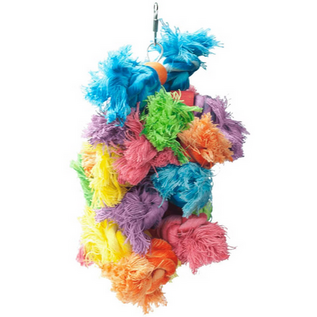 A&E CAGE COMPANY A & E Cages Happy Beaks Wooly Monster Bird Toy Small