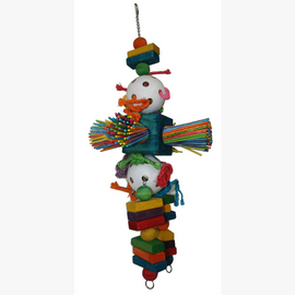 A&E CAGE COMPANY A&E Happy Beaks Parrots Delight Large Bird Toy 25.5 x 11 x 11