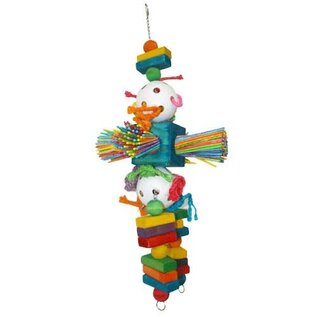 A&E CAGE COMPANY A&E Happy Beaks Parrots Delight Large Bird Toy 25.5 x 11 x 11