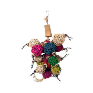 A&E CAGE COMPANY A&E Happy Beaks HB-46520 Java Wood Ball Thing - Medium