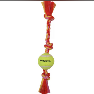 MAMMOTH MAMMOTH KNOT TUG W/TENNIS BALL 11"