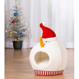 Prevue Pet Products Frosty's Hideaway Cat Bed, White