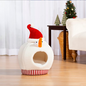 Prevue Pet Products Frosty's Hideaway Cat Bed, White