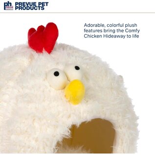Prevue Pet Products Comfy Chicken Cat and Dog Hideaway Bed 7600
