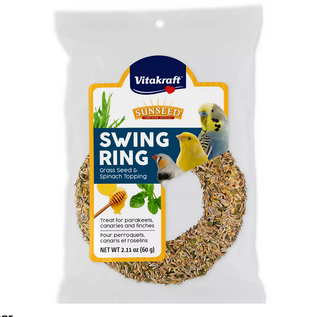 SUNSEED Vitakraft / Sunseed Vita Prima Swing Ring Grass Seed & Spinach 2.11 oz
