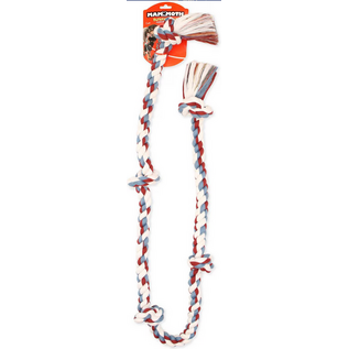 MAMMOTH FLOSSY CHEWS COLOR 5 KNOT ROPE TUG 72"
