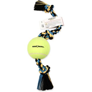 MAMMOTH FLOSSY CHEWS ROPE TUG W/6IN TENNIS BALL 36"