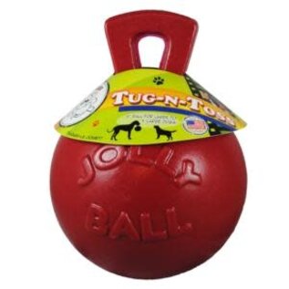 Jolly Pets Tug-N-Toss Red 6"