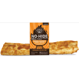 EARTH ANIMAL EARTH ANIMAL NO-HIDE FROM THE GRILL Barbeque Collection Smoked Chicken & Turkey Roll Large 11"