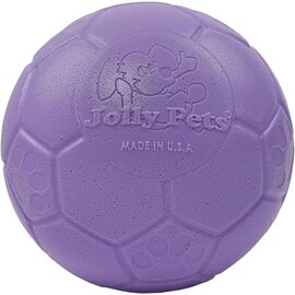 Jolly Pets Medium Jolly Soccer Ball Floating-Bouncing Dog Toy; 6" Light Purple Grape Scent