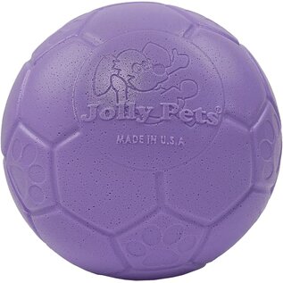 Jolly Pets Medium Jolly Soccer Ball Floating-Bouncing Dog Toy; 6" Light Purple Grape Scent