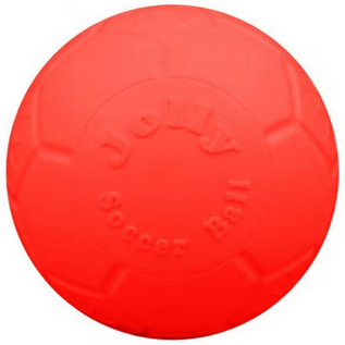 Jolly Pets Medium Jolly Soccer Ball Floating-Bouncing Dog Toy; 6" Orange Color