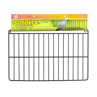 Prevue Pet Products Wire Patio Sundeck Black Large 12"