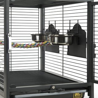 Prevue 1307  Wrought Iron Travel Bird Cage 18x14.25x14
