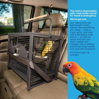 Prevue 1307  Wrought Iron Travel Bird Cage 18x14.25x14