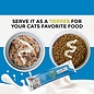 FUSSIE CAT Fussie Cat Premium Tuna with Small Anchovies in Goat Milk Puree, lickable cat Treats, 0.5oz Pouch Pack of 4