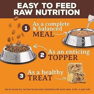 PRIMAL Primal Freeze Dried Raw Dog Food Nuggets, Beef, Complete & Balanced Meal Premium,  Grain Free, High Protein, 14 oz