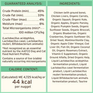 PRIMAL Primal Freeze Dried Raw Dog Food Nuggets, Chicken, Complete & Balanced Meal Premium,  Grain Free, High Protein, 14 oz