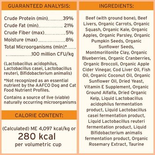 PRIMAL Primal Freeze Dried Dog Food, Pronto, Beef Complete & Balanced Meal Premium, Grain Free High Protein Raw 7 oz