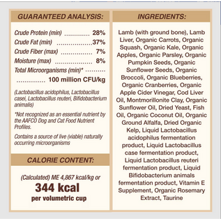 PRIMAL Primal Freeze Dried Raw Dog Food Pronto, Lamb, Complete & Balanced Meal Premium,  Grain Free, High Protein, 7 oz