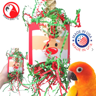 2412 Santa Claus Holiday Bird Toy