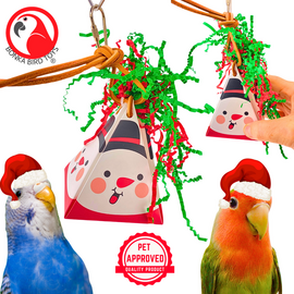 2903 Snowman Christmas Crinkle Cone