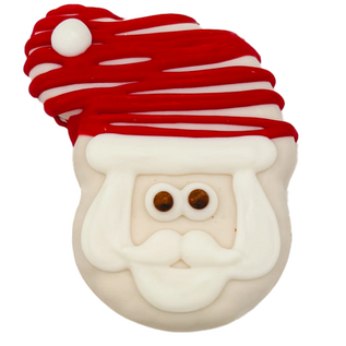 BOSCO AND ROXY'S Bosco & Roxy's Holiday Sleigh-ing It Santa Cookie